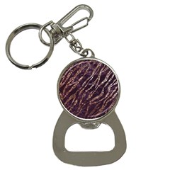 Lavender Gold Zebra  Bottle Opener Key Chain by OCDesignss