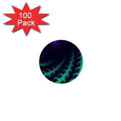 Sssssssfractal 1  Mini Button (100 Pack) by urockshop