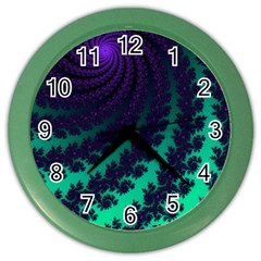 Sssssssfractal Wall Clock (color)