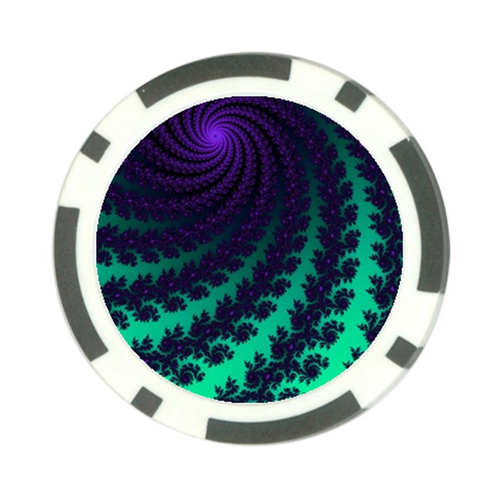 Sssssssfractal Poker Chip