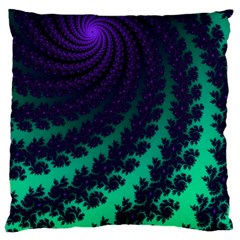 Sssssssfractal Large Cushion Case (single Sided) 