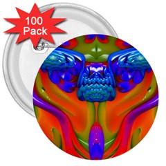 Lava Creature 3  Button (100 Pack) by icarusismartdesigns