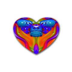 Lava Creature Drink Coasters (heart) by icarusismartdesigns