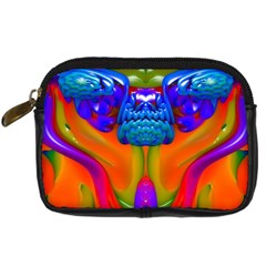 Lava Creature Digital Camera Leather Case by icarusismartdesigns