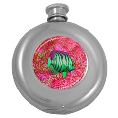 Fish Hip Flask (round) by icarusismartdesigns