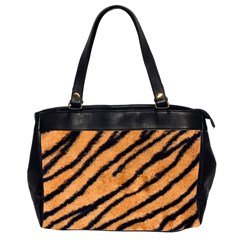 Tiger Print  Oversize Office Handbag (two Sides) by OCDesignss