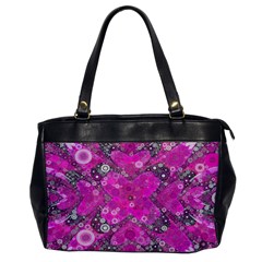 Dazzling Hot Pink Oversize Office Handbag (one Side) by OCDesignss