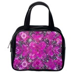 Dazzling Hot Pink Classic Handbag (One Side) Front