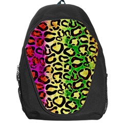 Rainbow Cheetah Abstract Backpack Bag by OCDesignss