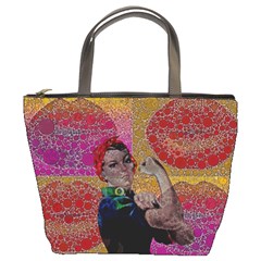 Rosie Pop Lips  Bucket Handbag by OCDesignss