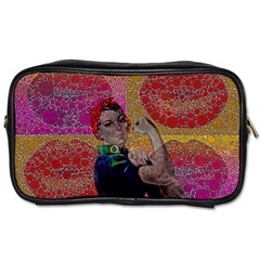 Rosie Pop Lips  Travel Toiletry Bag (one Side) by OCDesignss