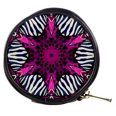 Crazy Hot Pink Zebra  Mini Makeup Case by OCDesignss