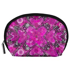 Dazzling Hot Pink Accessory Pouch (large) by OCDesignss