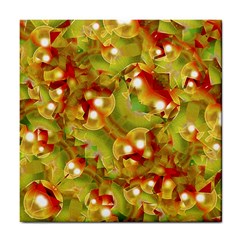 Christmas Print Motif Ceramic Tile by dflcprints