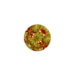 Christmas Print Motif 1  Mini Button by dflcprints