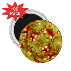 Christmas Print Motif 2 25  Button Magnet (100 Pack) by dflcprints