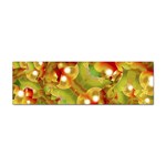 Christmas Print Motif Bumper Sticker Front