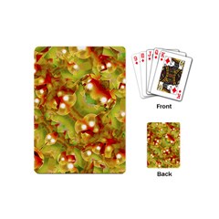 Christmas Print Motif Playing Cards (mini) by dflcprints