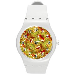 Christmas Print Motif Plastic Sport Watch (medium) by dflcprints