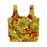 Christmas Print Motif Reusable Bag (M) Front