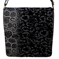 Black Cheetah Abstract Flap Closure Messenger Bag (small) by OCDesignss