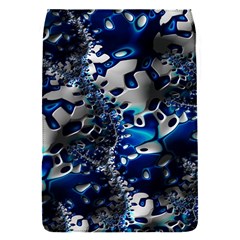 Glossy Blue Fractal  Removable Flap Cover (small) by OCDesignss