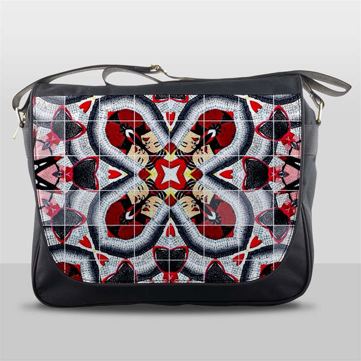 Fashion Girl Red Messenger Bag