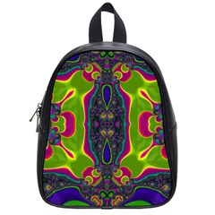 Hippie Fractal  School Bag (small) by OCDesignss