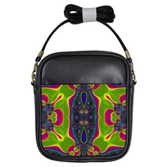 Hippie Fractal  Girl s Sling Bag by OCDesignss