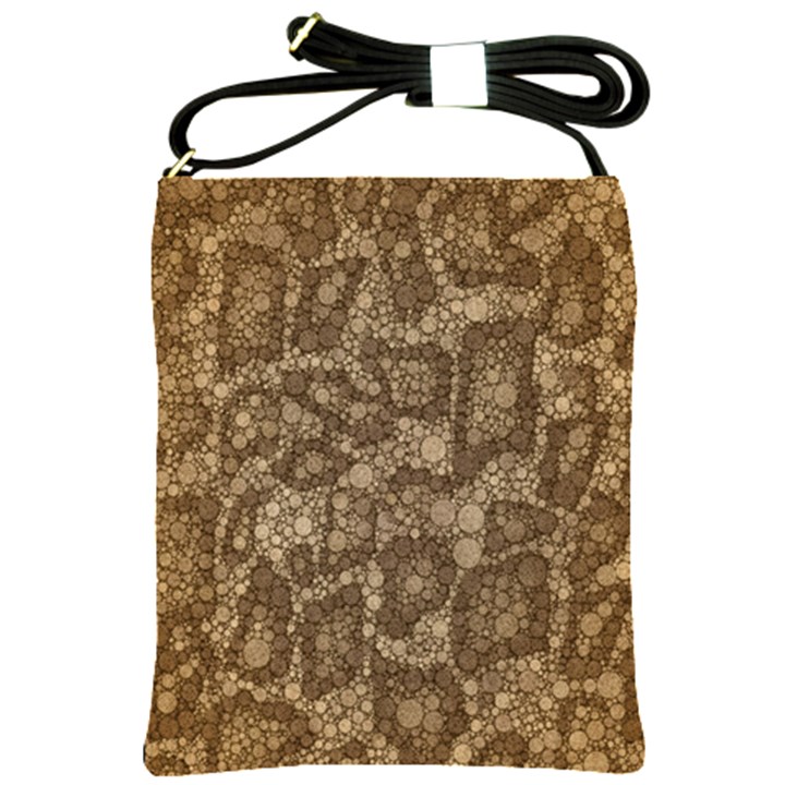 Snake Skin Abstract Shoulder Sling Bag