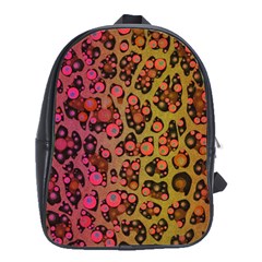 Cheetah Abstract  School Bag (large) by OCDesignss