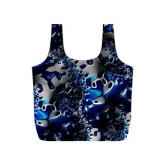 Glossy Blue Fractal  Reusable Bag (s) by OCDesignss