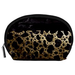 Cheetah Stars Gold  Accessory Pouch (large)