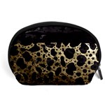 Cheetah Stars Gold  Accessory Pouch (Large) Front