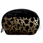 Cheetah Stars Gold  Accessory Pouch (Large) Back