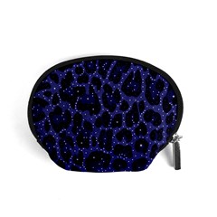 Blue Leapord Bling Accessory Pouch (small) by OCDesignss