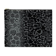 Black Cheetah Abstract Cosmetic Bag (xl)