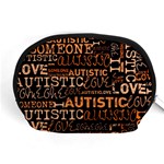 I Love Someone Autistic  Accessory Pouch (Medium) Front