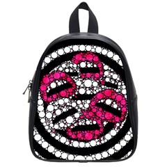 Bling Lips  School Bag (small) by OCDesignss