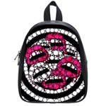 Bling Lips  School Bag (Small) Front