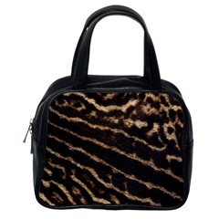 Leopard Texture  Classic Handbag (one Side) by OCDesignss