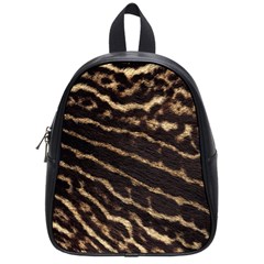 Leopard Texture  School Bag (small) by OCDesignss