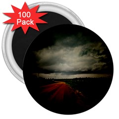 Dark Empty Road 3  Button Magnet (100 Pack) by dflcprints