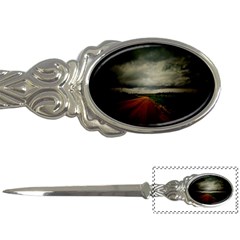 Dark Empty Road Letter Opener by dflcprints