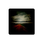 Dark Empty Road Magnet (Square) Front