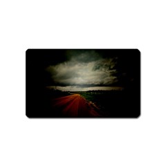 Dark Empty Road Magnet (name Card) by dflcprints