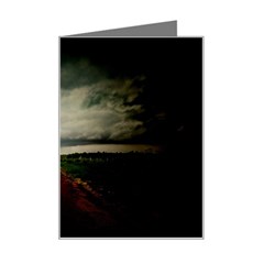 Dark Empty Road Mini Greeting Card