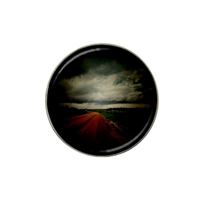 Dark Empty Road Golf Ball Marker 4 Pack (for Hat Clip)