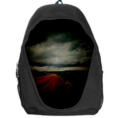 Dark Empty Road Backpack Bag by dflcprints