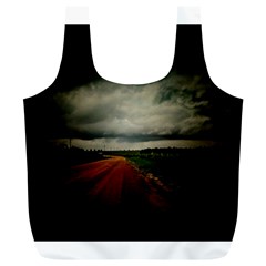 Dark Empty Road Reusable Bag (xl) by dflcprints